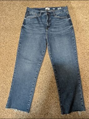 Kensie Straight Leg Jeans in Faded Blue